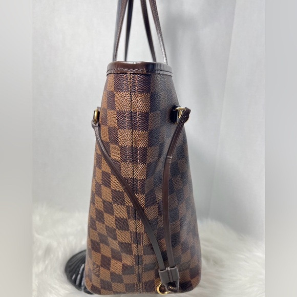 LV Neverfull Mm Damier Ebene Tote Bag - Picture 4 of 17